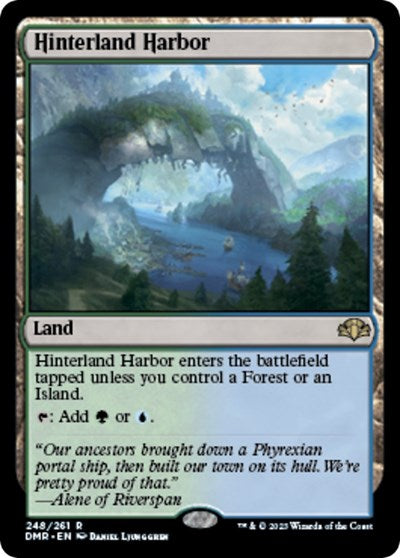 Hinterland Harbor (Dominaria Remastered) Light Play Foil
