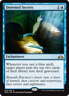Drowned Secrets (Guilds of Ravnica) Light Play