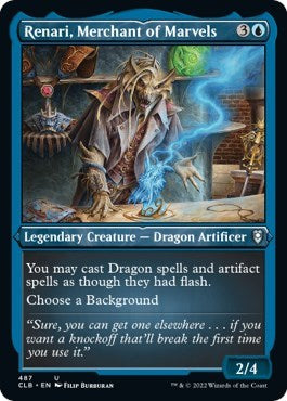 Renari, Merchant of Marvels (Etched Foil) (Commander Legends: Battle for Baldur's Gate) Near Mint Foil