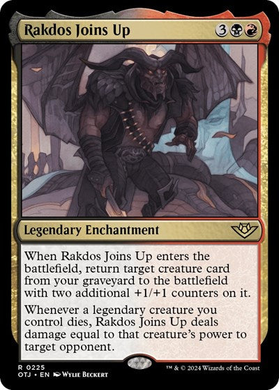Rakdos Joins Up (Outlaws of Thunder Junction) Near Mint Foil
