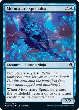 Moonsnare Specialist (Kamigawa: Neon Dynasty) Near Mint Foil