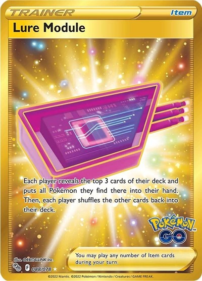 Lure Module (Secret) (Pokemon GO) Near Mint Holofoil