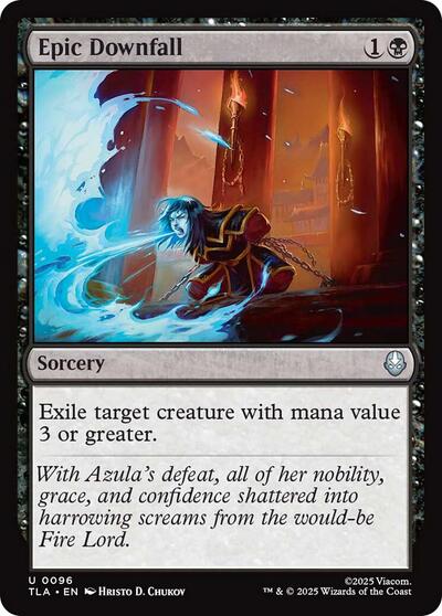 Epic Downfall (Avatar: The Last Airbender) Near Mint Foil