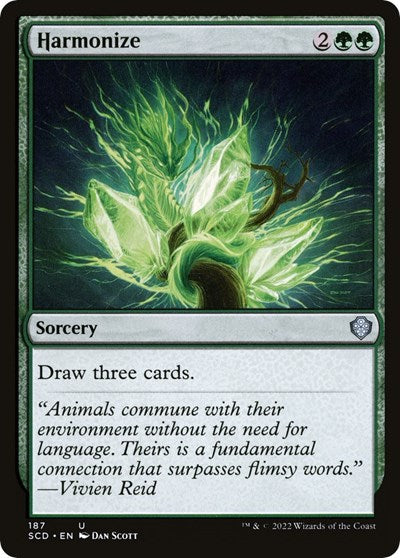 Harmonize (Commander 2022 Starter Decks) Light Play