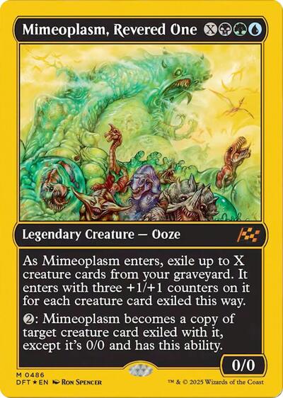 Mimeoplasm, Revered One (First-Place Foil) (Aetherdrift) Near Mint Foil