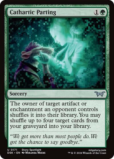 Cathartic Parting (Duskmourn: House of Horror) Near Mint Foil
