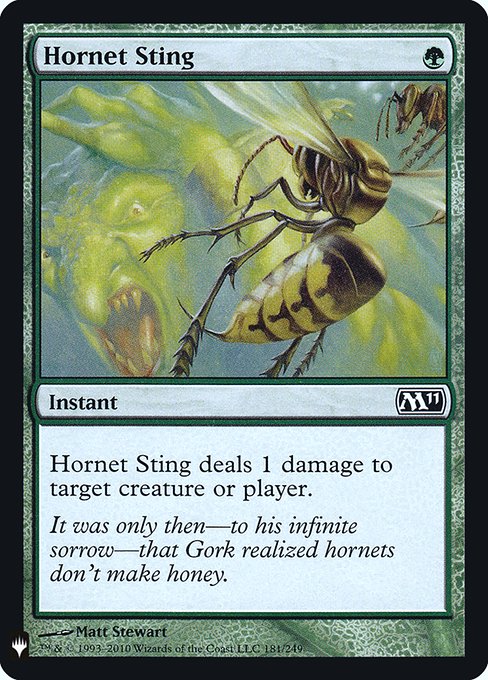 Hornet Sting (Mystery Booster Retail Edition Foils) Light Play Foil