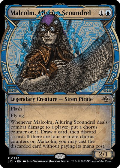 Malcolm, Alluring Scoundrel (Showcase) (The Lost Caverns of Ixalan) Near Mint Foil