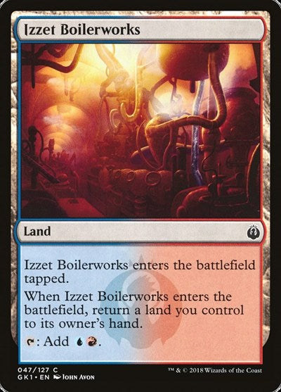 Izzet Boilerworks (Guilds of Ravnica: Guild Kits) Light Play