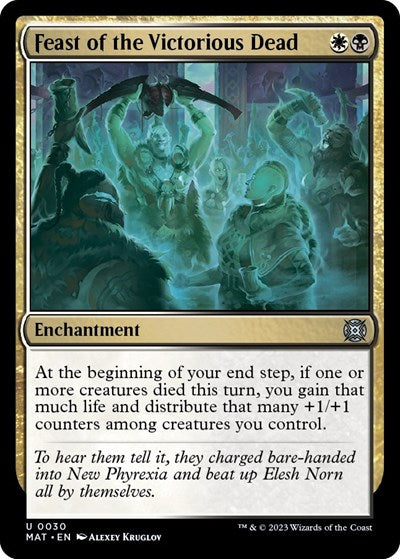 Feast of the Victorious Dead (March of the Machine: The Aftermath) Light Play Foil