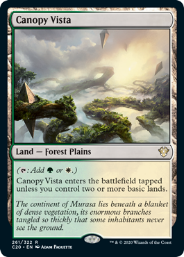 Canopy Vista (Commander 2020 Ikoria) Light Play