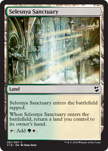 Selesnya Sanctuary (Commander 2018) Light Play