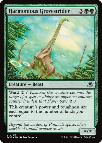 Harmonious Grovestrider (Edge of Eternities) Near Mint