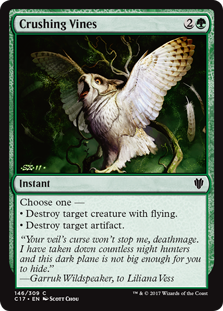 Crushing Vines (Commander 2017) Light Play