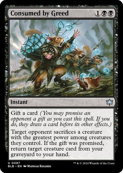 Consumed by Greed (Bloomburrow) Near Mint Foil