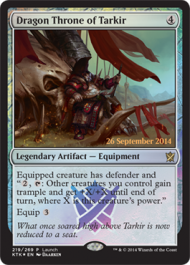 Dragon Throne of Tarkir (Khans of Tarkir) Light Play