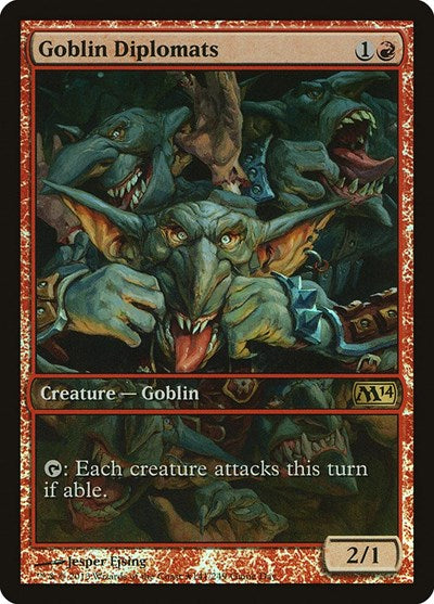 Goblin Diplomats (Promos: Game Day and Store Championship) Light Play Foil