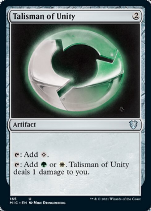 Talisman of Unity (Commander 2021 Midnight Hunt) Light Play