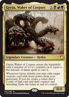 Gyrus, Waker of Corpses (Commander 2018) Light Play Foil