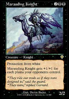Marauding Knight (Invasion) Light Play