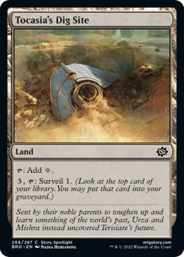 Tocasia's Dig Site (The Brothers' War) Near Mint Foil