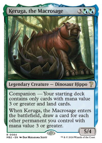 Keruga, the Macrosage (White Border) (Mystery Booster 2) Near Mint