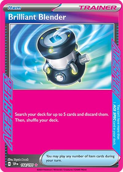 Brilliant Blender (SV08: Surging Sparks) Near Mint Holofoil