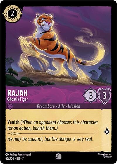 Rajah - Ghostly Tiger (Archazia's Island) Near Mint