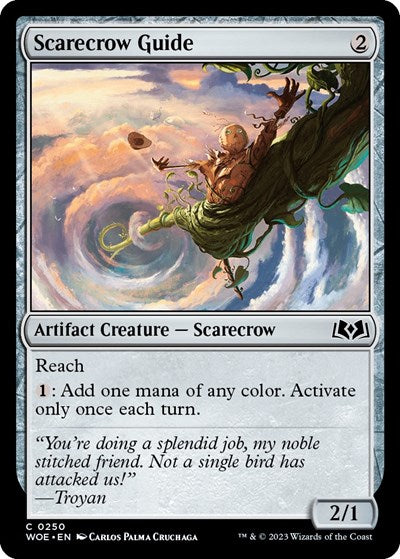 Scarecrow Guide (Wilds of Eldraine) Light Play Foil