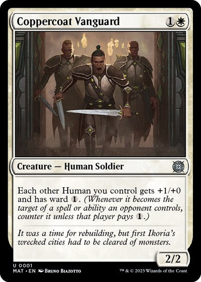 Coppercoat Vanguard (March of the Machine: The Aftermath) Light Play Foil