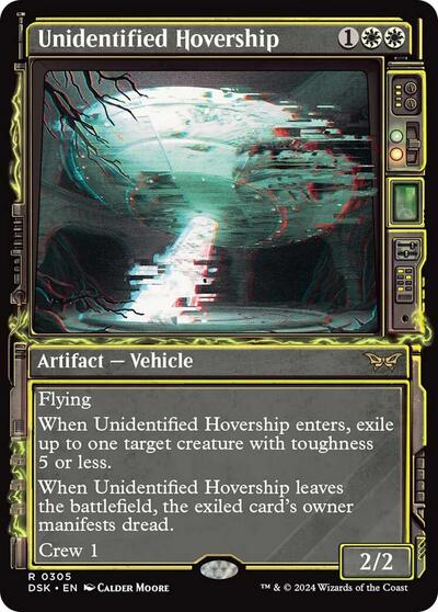 Unidentified Hovership (Showcase) (Duskmourn: House of Horror) Near Mint Foil