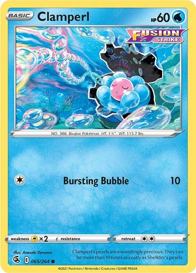 Clamperl (SWSH08: Fusion Strike) Near Mint