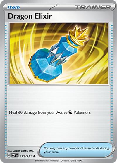 Dragon Elixir (SV08: Surging Sparks) Near Mint Reverse Holofoil