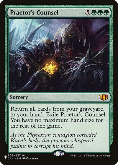 Praetor's Counsel (The List) Near Mint