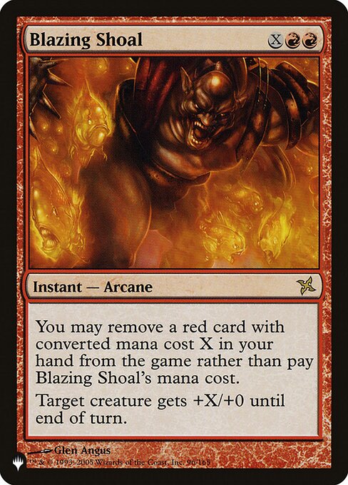 Blazing Shoal (The List) Light Play