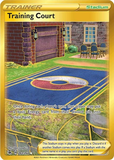 Training Court (Secret) (SWSH08: Fusion Strike) Near Mint Holofoil