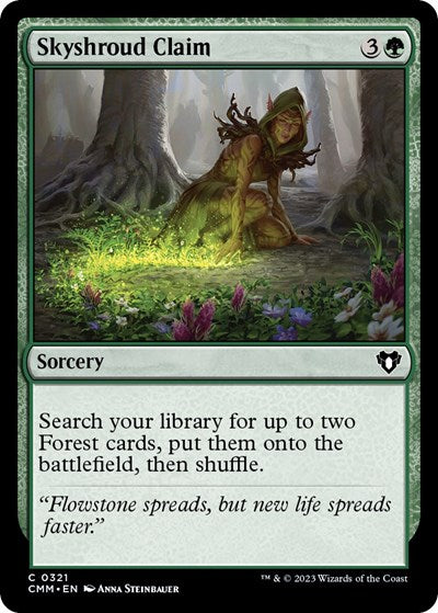 Skyshroud Claim (Commander Masters) Light Play