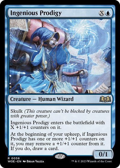 Ingenious Prodigy (Wilds of Eldraine) Near Mint Foil