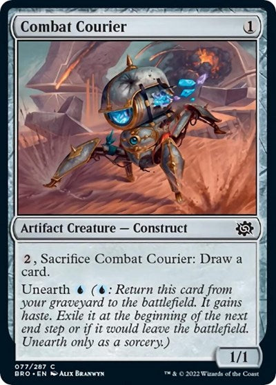 Combat Courier (The Brothers' War) Near Mint Foil
