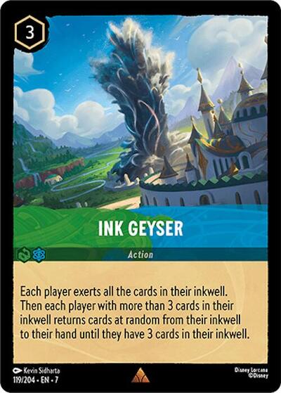 Ink Geyser (Archazia's Island) Near Mint