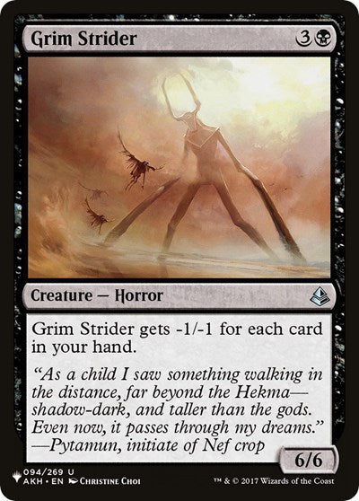 Grim Strider (The List) Light Play