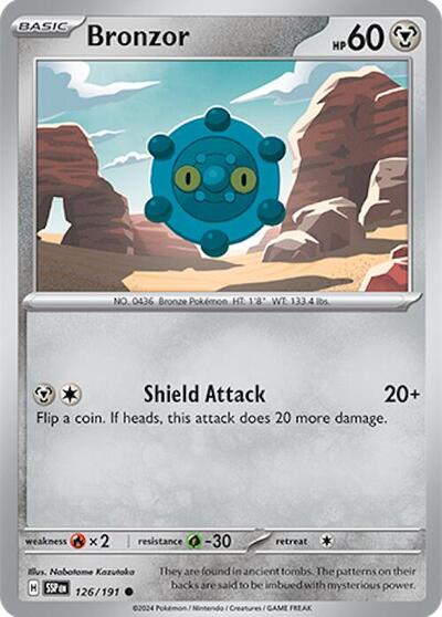 Bronzor (SV08: Surging Sparks) Near Mint Reverse Holofoil