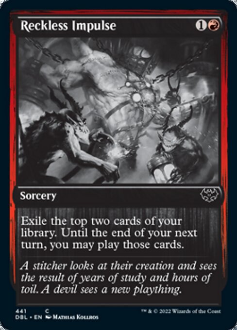 Reckless Impulse (Innistrad: Double Feature) Light Play