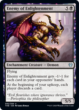 Enemy of Enlightenment (Theros Beyond Death) Light Play Foil