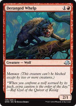 Deranged Whelp (Eldritch Moon) Light Play Foil