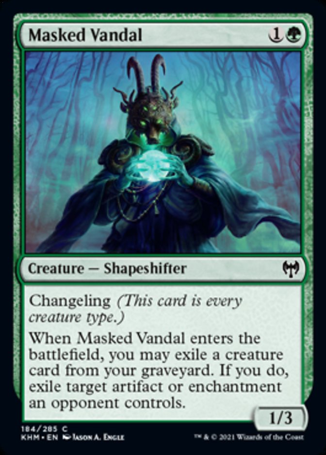 Masked Vandal (Kaldheim) Light Play