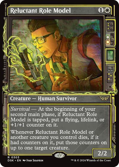 Reluctant Role Model (Showcase) (Duskmourn: House of Horror) Near Mint