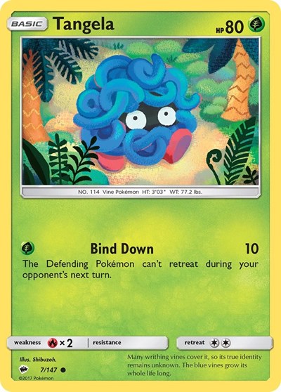 Tangela (SM - Burning Shadows) Near Mint