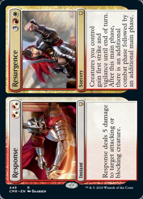 Response // Resurgence (Commander 2020 Commander Legends) Light Play