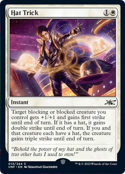Hat Trick (Unfinity) Light Play Foil